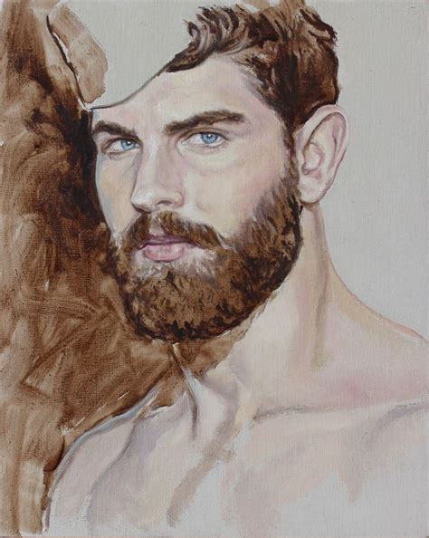 Angel 8 X 10 Oil On Panel Beard Art Art Art Of Man