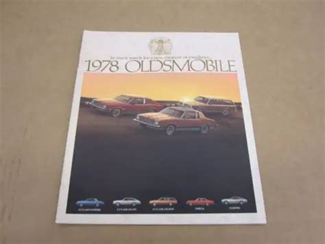 Oldsmobile Cutlass Supreme Salon Cruiser Omega Starfire Sales Brochure Gbodyforum Shop