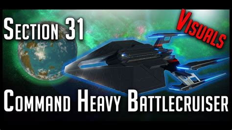Game Visuals Section 31 Command Heavy Battlecruiser Star Trek Online