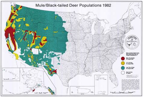 Mule Deer Population Map Images And Photos Finder