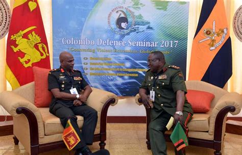 Zambian Army Chief In Courtesy Meeting With Commander During Bmich