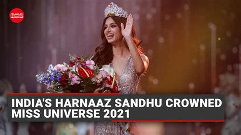 Indias Harnaaz Sandhu Crowned Miss Universe 2021 See Her Winning Answer Youtube