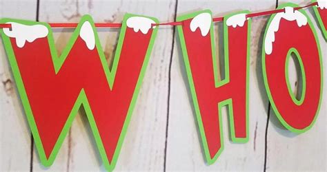 Christmas Banner Welcome To Whoville Etsy Whoville Christmas