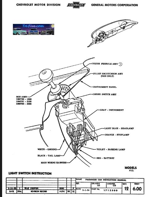 57 Chevy Pickup Wiring Diagram