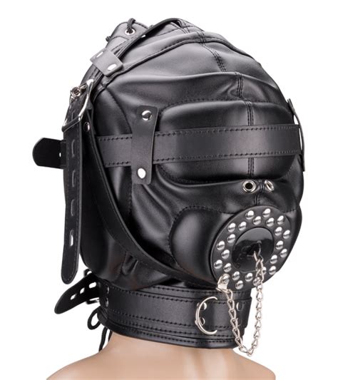 Sensory Deprivation Bdsm Hood With Removable Plug Love And Vibes