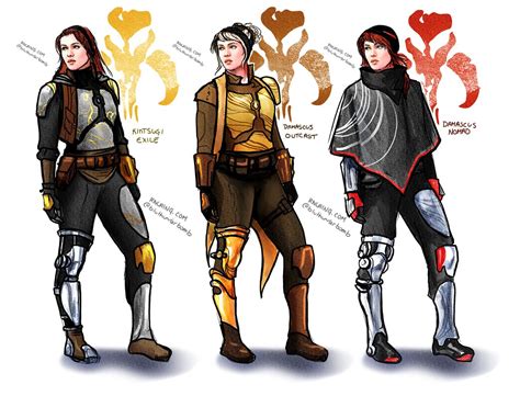 Rnlaing — More Concept Mandalorian Armor Designs Star Wars