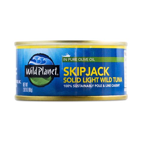 Wild Planet Wild Skipjack Tuna in Pure Olive Oil | Thrive Market