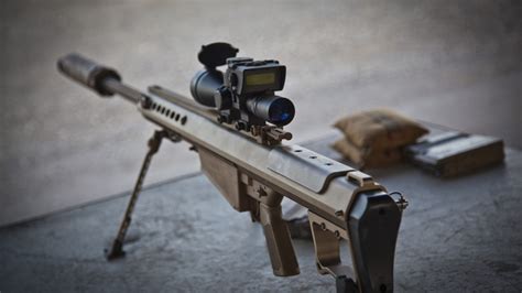 Wallpaper Barrett M82a1 M107 M82 Light Fifty Anti Materiel Sniper
