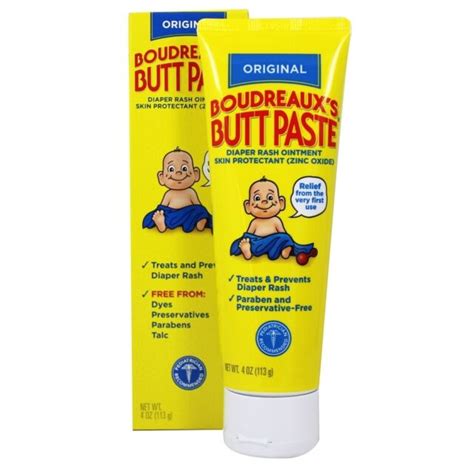 Boudreauxs Baby Butt Paste Diaper Rash Ointment Skin Protectant Ebay