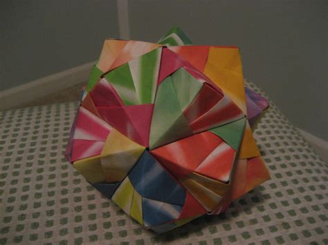 Origami Spike Ball By Dralocon On Deviantart