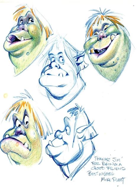 Character Designs By Mike Ploog For Shrek 2001 Tekenen