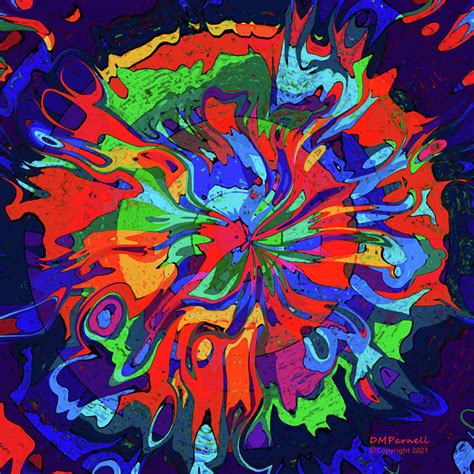 Concentric Bloom Digital Art By Diane Parnell Fine Art America
