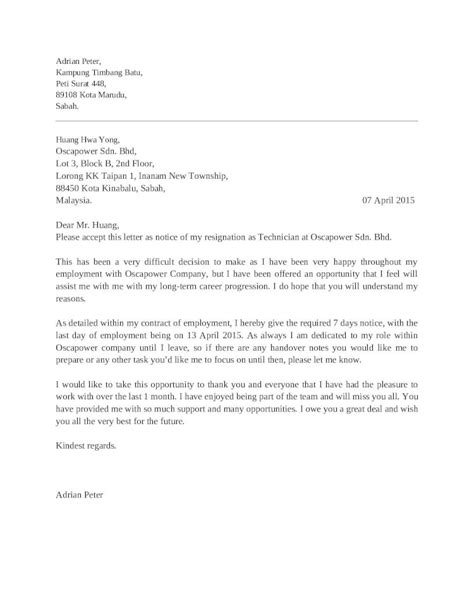 Docx Contoh Resign Letter Dokumentips