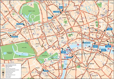 Mappa Di Londra Londra Regno Unito Mappa Inghilterra