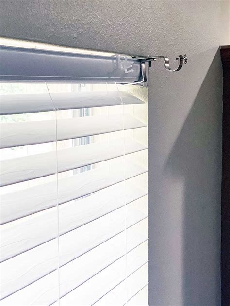 42 How To Hang Curtains Over Blinds Without Drilling