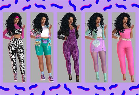 Sims 4 80s Look Book 2 The Sims Game