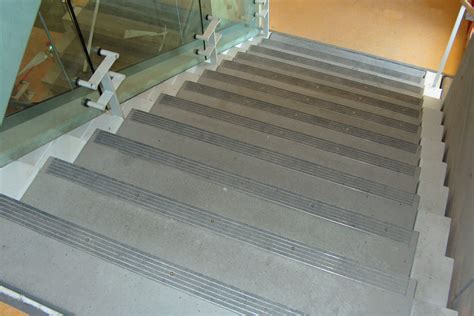 Tactile Nosings For Precast Concrete Stair Treads And Steps Sanderson