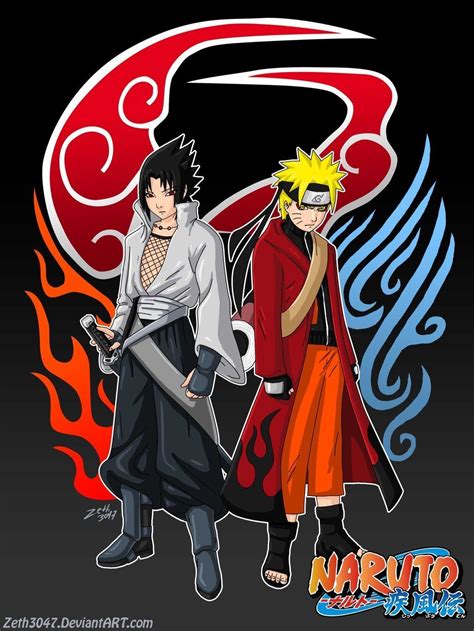 Naruto Wallpapers Naruto Vs Sasuke Fanart By Zoppine On Fandom Anime
