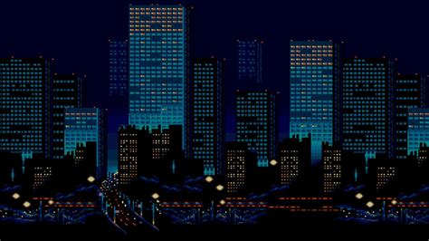 City Night Pixel Wallpaper By Simonesheri1 On Deviantart