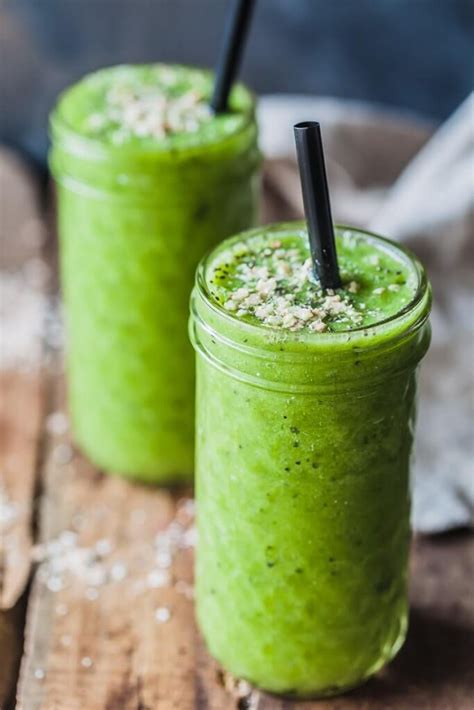 Pineapple Spinach Green Smoothie Recipe Popular Smoothie Recipes