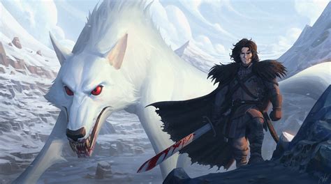 Download Sword Warrior Game Of Thrones Wolf Jon Snow Fantasy A Song Of