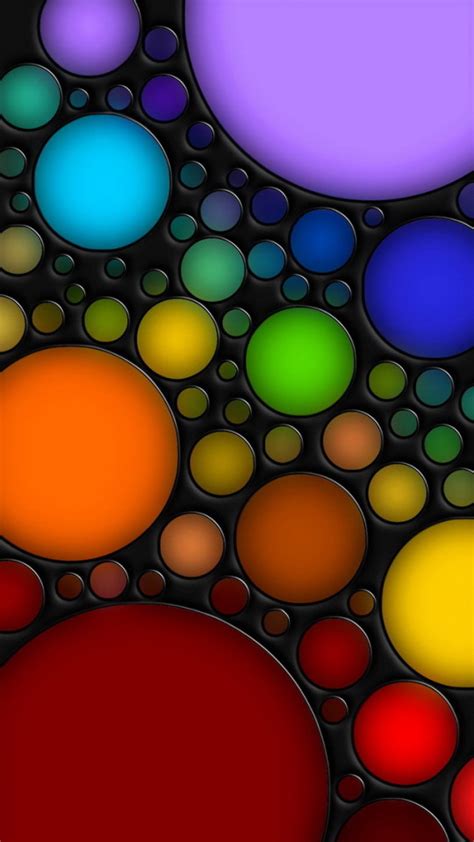 Colorful Circles Wallpaper Free Iphone Wallpapers