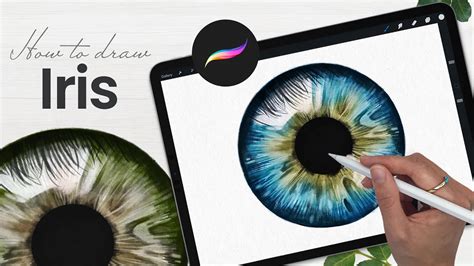 How To Draw An Eye Iris Easy IPad Art Tutorial You Can Paint This