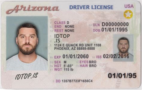 Arizona Fake Id Buy Scannable Fake Ids Idtop