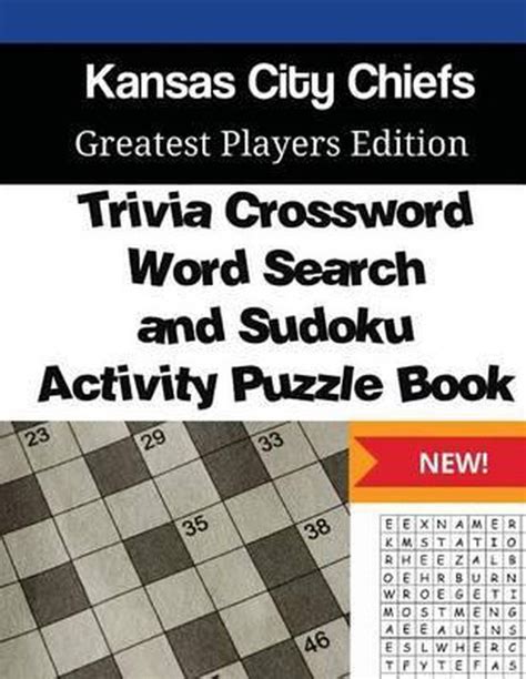 Kansas City Chiefs Trivia Crossword Wordsearch And Sudoku Activity
