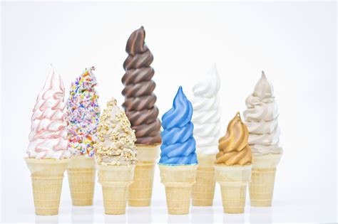 Toms Dairy Freeze Selection Of Soft Serve Ice Cream Cones Soft Serve