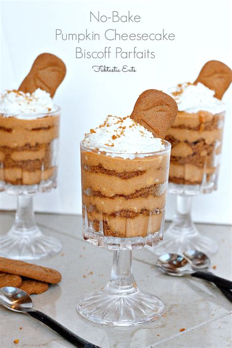 No Bake Pumpkin Cheesecake Biscoff Cookie Parfait Belle Vie