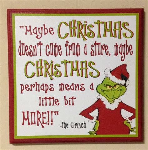 maybe christmas doesn t come from a store grinch wood
