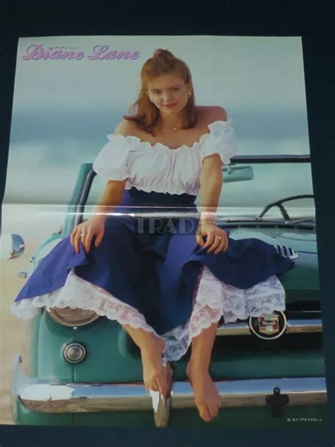 Diane Lane Barefoot On Car 1988 Japan Pinup Poster 10x14 Ss4 6 00 Picclick