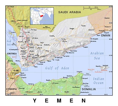 Yemen Political Map