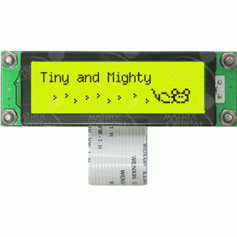 16x2 Serial Intelligent Small Lcd Display Tiny And Mighty