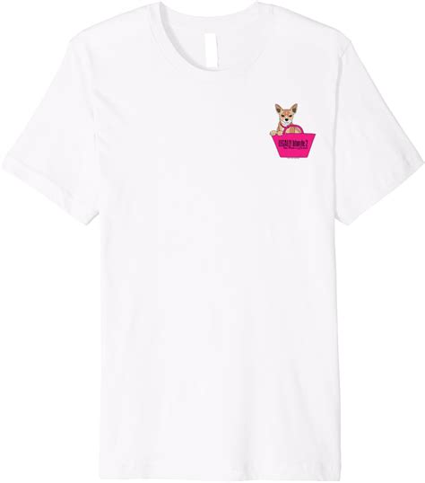 Legally Blonde 2 Bruiser Faux Pocket Premium T Shirt Clothing Shoes And Jewelry