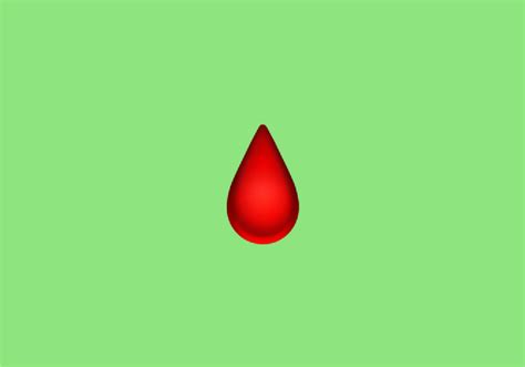 🩸 Drop Of Blood Emoji Meaning
