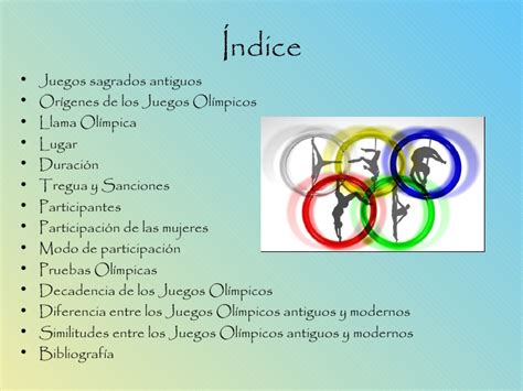 Los juegos olímpicos es el evento deportivo moderno por excelencia. Los juegos olímpicos