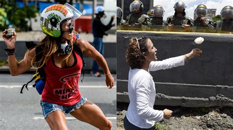 Updated In Photos The Warrior Women On The Front Lines In Venezuela