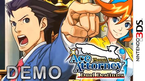 Phoenix Wright Ace Attorney Dual Destinies 3ds Demo Gameplay Hd