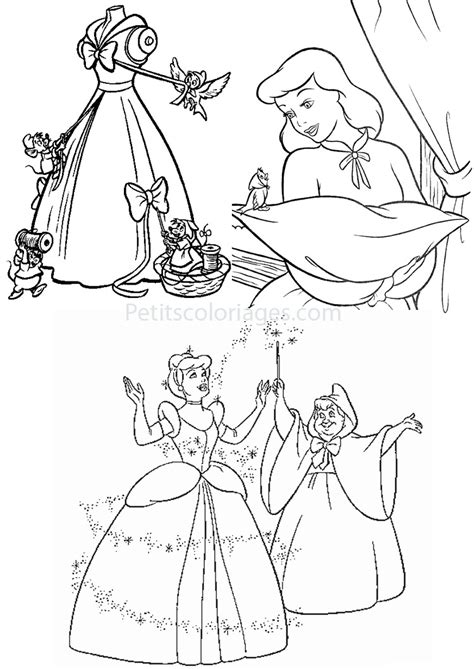 Dibujos De Cinderella Pel Culas De Animaci N Para Colorear Y