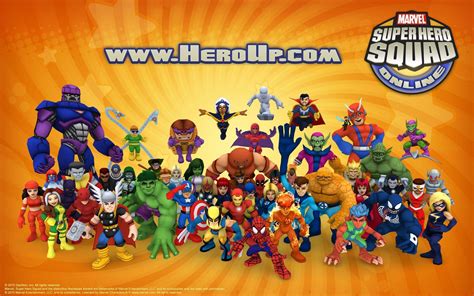Super Hero Squad Characters Wallpapers Wallpaper Cave