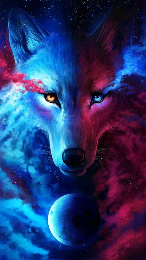 Red Cellphone Wolf Wallpapers Wallpaper Cave