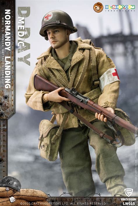 German perspective of the battle. Crazy Figure - LW015- 1/12 WWII U.S. Rangers On D-Day ...