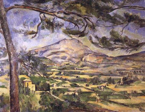 Villages And Mountains Paul Cezanne Malmo Sweden Oil Painting