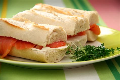 Filesalmon Cream Cheese Sandwiches Wikimedia Commons