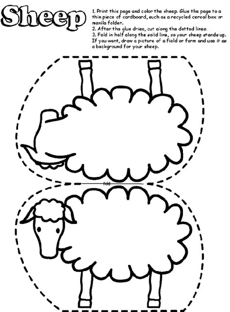 Choose from the best free sheep coloring pages and print them out. Sheep Coloring Page | crayola.com