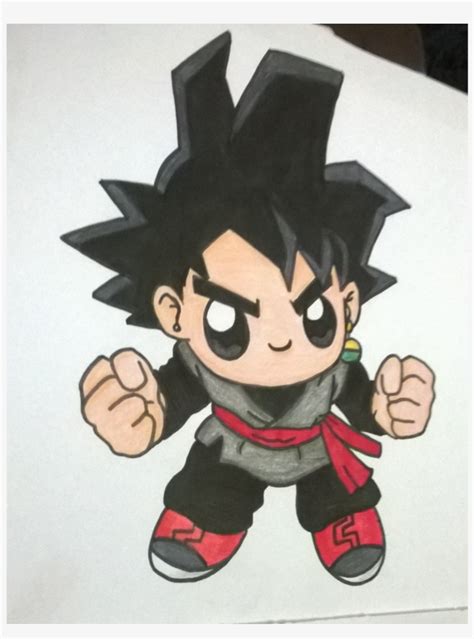 Goku Black Dibujo Artstation Goku Black Super Saiyan Rose Digital