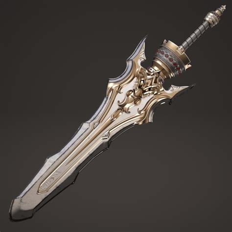 Fantasy Sword3 Fantasy Sword Weapon Concept Art Sword