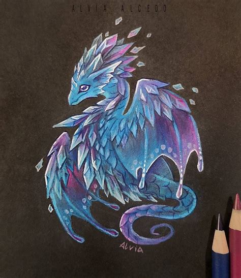 Alvia Alcedo Dragon Artwork Fantasy Cute Dragon Drawing Mythical
